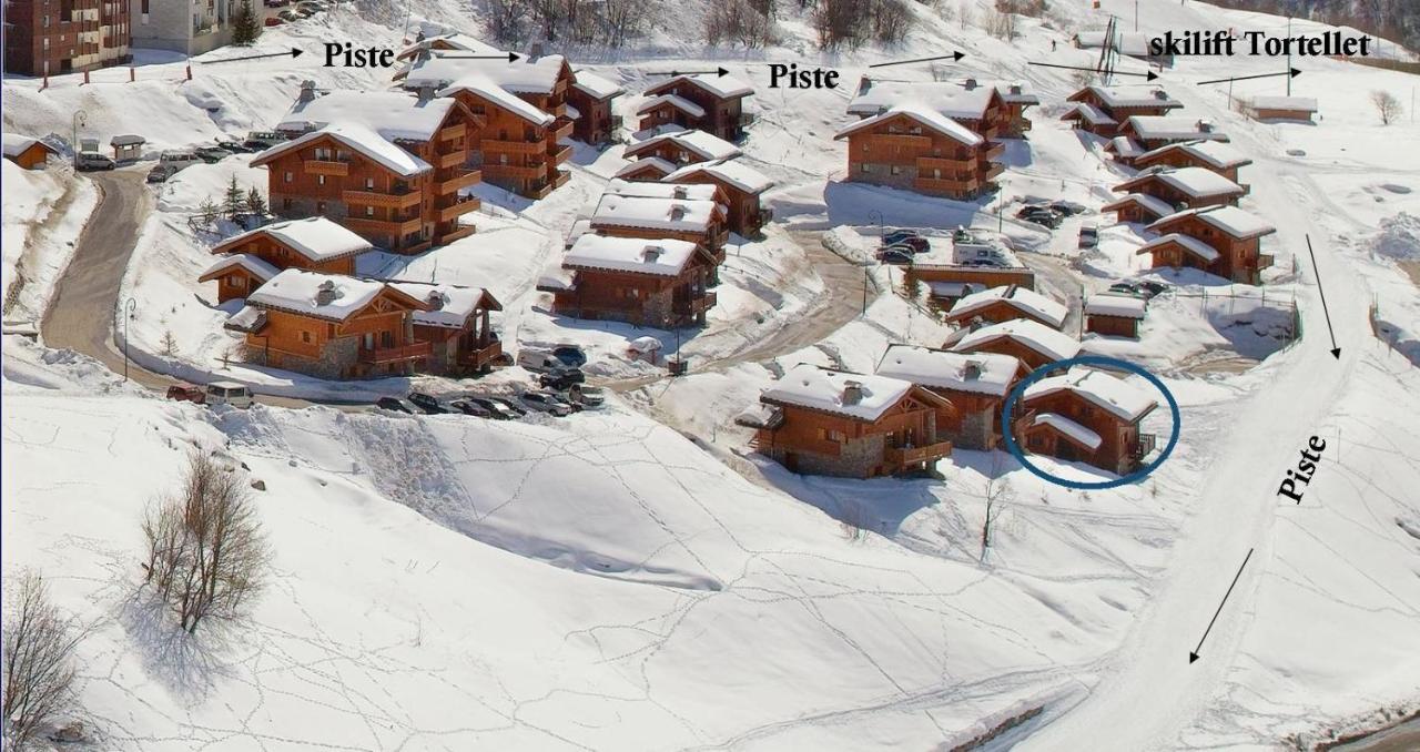 Chalet Ananas, Hameau Des Marmottes Saint-Martin-de-Belleville Bagian luar foto
